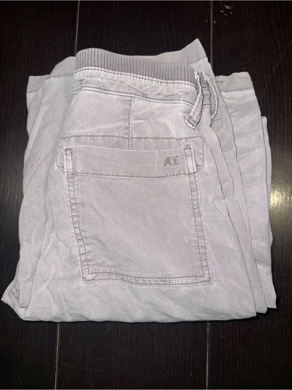 American Eagle Outfitters Light Gray Relaxed Men's Jeans